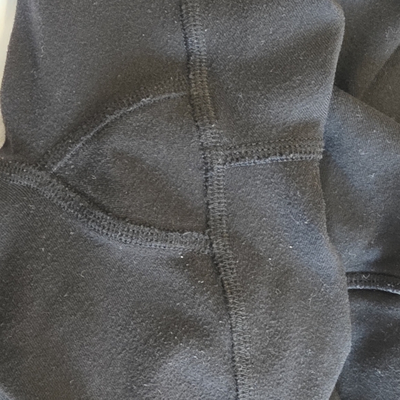 Alo Yoga Black Cropped Leggings High Waist Airbrush Style Size M - Picture 11 of 11